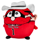 Sleep Squad Texas Tech Red Raiders Raider Red 12" Mascot Kiri Cloud Plushie