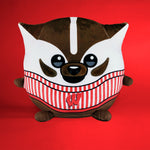 Sleep Squad Wisconsin Badgers Bucky Badger 12" Mascot Kiri Cloud Plushie