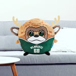 Sleep Squad Milwaukee Bucks Bango 12" Mascot Kiri Cloud Plushie