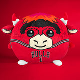 Sleep Squad Chicago Bulls Benny the Bull 12" Mascot Kiri Cloud Plushie