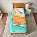 ZippySack Twin Bed Zip-Up Bedding – Dino