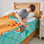 ZippySack Twin Bed Zip-Up Bedding – Dino