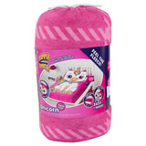 ZippySack Twin Bed Zip-Up Bedding – Unicorn