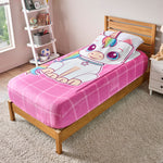 ZippySack Twin Bed Zip-Up Bedding – Unicorn