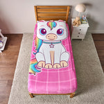 ZippySack Twin Bed Zip-Up Bedding – Unicorn