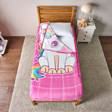 ZippySack Twin Bed Zip-Up Bedding – Unicorn