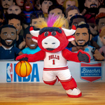Bleacher Creatures Chicago Bulls Mascot Benny the Bull 10" Plush Figure