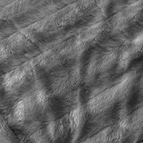 Therahaus by Therapedic Luxe Heated Throw – Plug-In Electric Blanket with 4 Heat Settings, Faux Fur and Sherpa, Auto Shut-Off, Machine Washable, ETL Certified (50x70 Inches, Mink Grey)