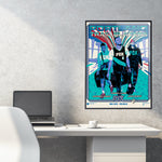 Phenom Gallery Portland Trailblazers PDX City Edition 18" x 24" Deluxe Framed Serigraph