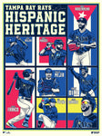 Phenom Gallery Tampa Bay Rays Hispanic Appreciation 18"x24" Deluxe Framed Serigraph