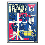 Phenom Gallery Tampa Bay Rays Hispanic Appreciation 18"x24" Deluxe Framed Serigraph
