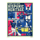 Phenom Gallery Tampa Bay Rays Hispanic Appreciation 18"x24" Deluxe Framed Serigraph