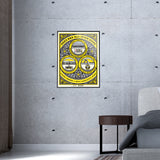 Phenom Gallery NBA 2023 All Star Game (4 Ball Concept) 18" x 24" Serigraph