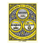Phenom Gallery NBA 2023 All Star Game (4 Ball Concept) 18" x 24" Serigraph