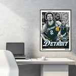Phenom Gallery Detroit Pistons Cade Cunningham City Edition 18" x 24" Deluxe Framed Serigraph