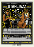 Phenom Gallery Utah Jazz Uniform Band Concept 18" x 24" Serigraph