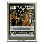 Phenom Gallery Utah Jazz Uniform Band Concept 18" x 24" Serigraph