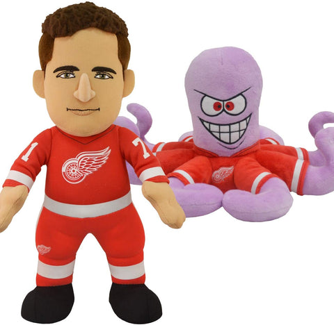 Bleacher Creatures Detroit Red Wings Bundle: Rally Al & Dylan Larkin 10" Plush Figures