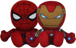 Bleacher Creatures Marvel Kuricha Bundle: Spider-Man and Iron Man Kuricha Plushies