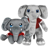 Bleacher Creatures Al the Elephant Mascot Bundle- 10" Plush Figure & Kuricha Plushie