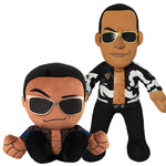 Bleacher Creatures WWE The Rock Bundle: 10" Plush Figure & Kuricha Plushie