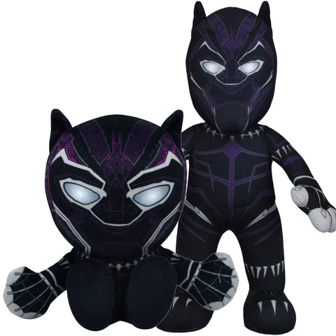 Bleacher Creatures Black Panther Bundle: 10" Plush Figure & Kuricha Plushies