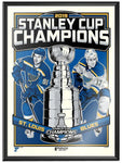 Phenom Gallery St. Louis Blues 2019 Stanley Cup Champions 18" x 24" Serigraph