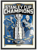 Phenom Gallery St. Louis Blues 2019 Stanley Cup Champions 18" x 24" Serigraph