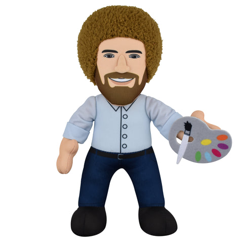 Bleacher Creatures Bob Ross The Happy Painter 10" Plush Figure