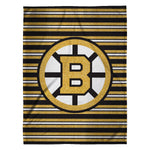 Sleep Squad Boston Bruins 100th Anniversary 60” x 80” Plush Blanket