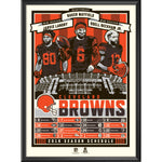 Phenom Gallery Cleveland Browns '19 Season 18" x 24" Serigraph