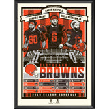 Phenom Gallery Cleveland Browns '19 Season 18" x 24" Serigraph