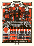 Phenom Gallery Cleveland Browns '19 Season 18" x 24" Serigraph