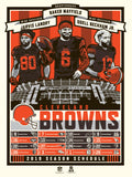 Phenom Gallery Cleveland Browns '19 Season 18" x 24" Serigraph