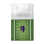 Sleep Squad Kansas State Wildcats Football Field 60” x 80” Raschel Plush Blanket