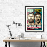 Phenom Gallery Canelo vs GGG 2 Middleweight Championship 18" x 24" Serigraph