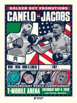 Phenom Gallery Canelo vs Jacobs Middleweight Championship 18" x 24" Deluxe Framed Serigraph