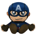 Bleacher Creatures Marvel Kuricha Bundle: Captain America and Sam Wilson (Falcon Cap) Kuricha Plushies