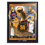 Phenom Gallery Cleveland Cavaliers 50th Anniversary 18" x 24" Deluxe Framed Serigraph