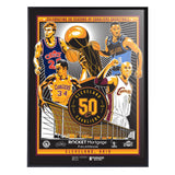 Phenom Gallery Cleveland Cavaliers 50th Anniversary 18" x 24" Deluxe Framed Serigraph