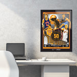 Phenom Gallery Cleveland Cavaliers 50th Anniversary 18" x 24" Deluxe Framed Serigraph
