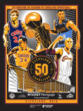 Phenom Gallery Cleveland Cavaliers 50th Anniversary 18" x 24" Serigraph