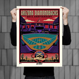 Phenom Gallery Arizona Diamondbacks 25th Anniversary 18" x 24" Deluxe Framed Serigraph