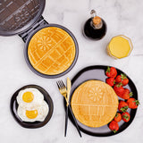 Uncanny Brands Star Wars Halo Death Star Waffle Maker