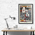 Phenom Gallery Miami Heat Dwyane Wade Legacy - Retired Number Serigraph (Printer Proof)
