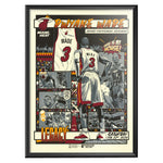 Phenom Gallery Miami Heat Dwyane Wade Legacy - Retired Number Serigraph (Printer Proof)