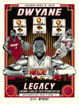 Phenom Gallery Miami Heat Dwyane Wade Legacy - Last Game Framed Serigraph (Printer Proof)
