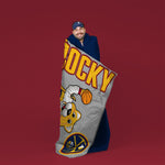 Sleep Squad Denver Nuggets Rocky Mascot 60” x 80” Raschel Plush Blanket