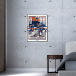 Phenom Gallery Edmonton Oilers 40th Anniversary 2 of 4 Framed Serigraph Print