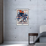 Phenom Gallery Edmonton Oilers 40th Anniversary 2 of 4 Framed Serigraph Print